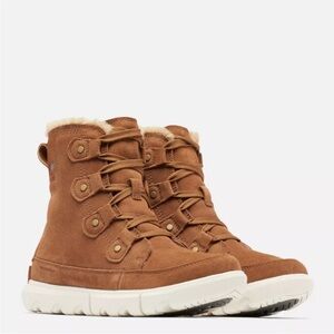 SOREL Explorer Next Joan Waterproof Suede Boots